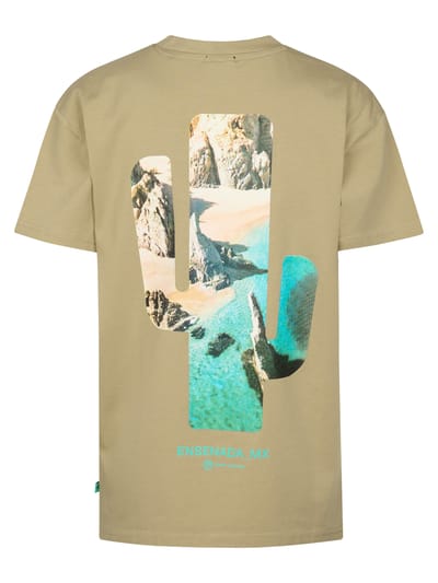 Petrol Industries - Jongens T-shirt met rugprint Sol - Oranje - Maat 104