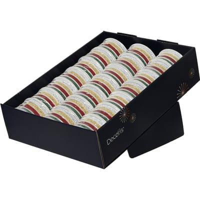 Cadeaulint Decoris rol met 4 kleuren assorti