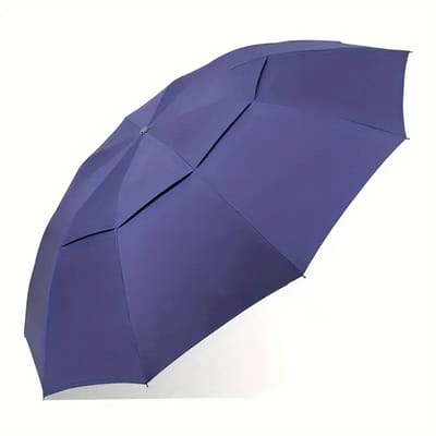 Nivard Moderne Golf Paraplu - Stormparaplu - Opvouwbaar - Windproof - Stormproef - UV Bescherming - Umbrella - Draagbaar - Donkerblauw