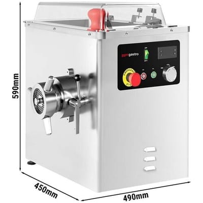 GGM Gastro Elektrischer Fleischwolf - Größe 22 - 250kg/h - 1,5 kW - mit Kühlung