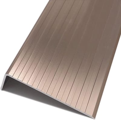 Trapprofiel Metaal - Antislip Strips - Trappen Beveiligen - Aluminium Legering - 75MM - 104CM - Zilver