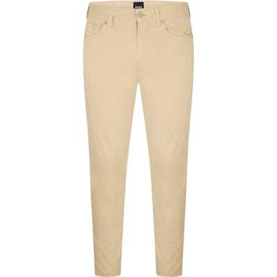 Boss Heren H-Delaware5 Slim Broek (Licht Beige)