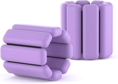 Verstelbare Pols- en Enkelgewichten voor Training - 2 Pond - Silicone Armbanden voor Yoga, Fitness en Krachttraining