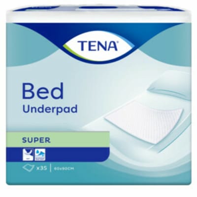 TENA Bed Onderlegger Super 60 x 90 cm - 2 x 35 stuks - Voordeelverpakking