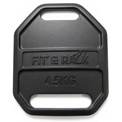 Plaque van gewichten gebogen Fit & Rack 2.0 9 kg (x2)