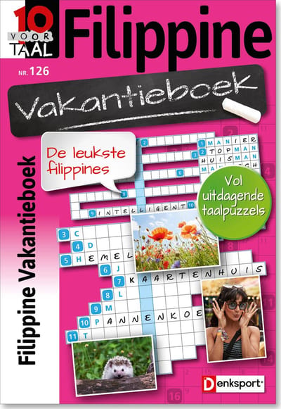 Denksport Puzzelboek 10 voor Taal - Filippine vakantieboek, editie 126