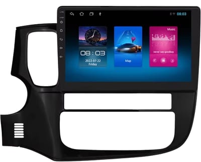 Autoradio met bluetooth - Carplay - Voor Mitsubishi Outlander 3 (2012-2018) - Geschikt voor Apple en Android - Stereo - Navigatie - Navigatiesysteem auto - 1GB 16GB
