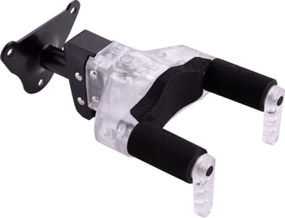 HERCULES Stands HCGSP-39WBLT gitaarwandhouder, PLEXI AGS Plus, kort, metalen voet, 20Y Edition