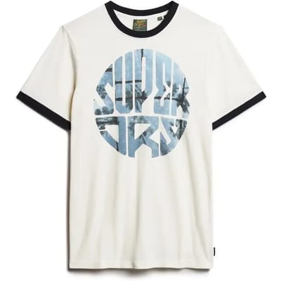 Superdry - Photographic T-shirt met logo - Heren - T-shirts