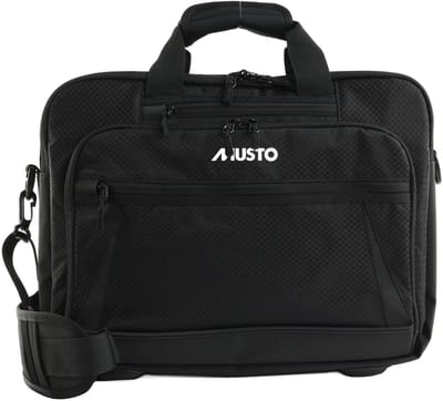 MUSTO handtas schoudertas met laptopvak Navigators Bag Black zwart