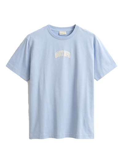 Shirt ronde hals Van GANT blauw