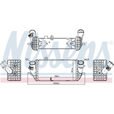 Intercooler NISSENS 96144