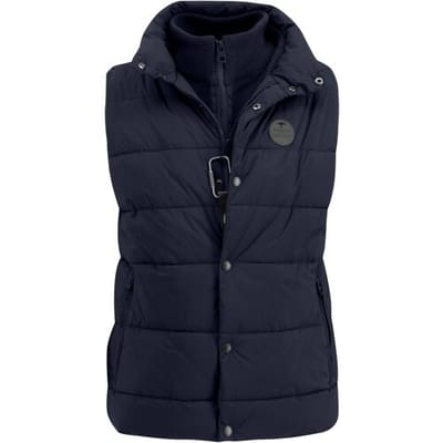 Fynch-Hatton Puffer Body-Warmer Knitted Insert Dark Navy / male