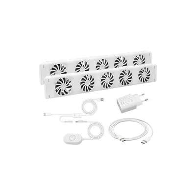 Quality Heating QH Turbo Booster radiator ventilator duo set