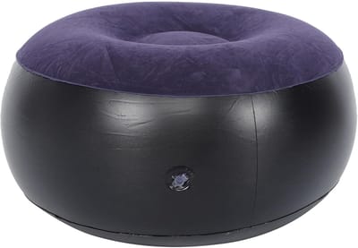 Thijox - Draagbare Outdoor Camping Stoel met Voetsteun en Opblaasbaar Kussen - Ideaal voor Reizen, Thuiswerk, Tuin en Festivals - Lichtgewicht en Comf