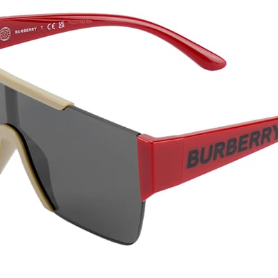 Burberry 4387 Onregelmatig Montuur Zonnebril Kinderzonnebril Zwart Rood 0JB4387404787 Eyeglass Case+Box (White/Brown Edition Random) gray