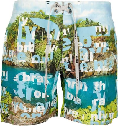 Diesel - Mark S Only The Brave Short Blue/Green