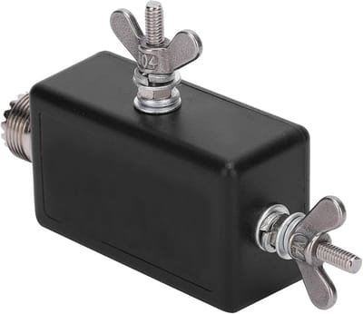 Dailygoods- Kortegolfantenne 1:9 Mini Balun - Duurzaam Plastic - Geschikt voor QRP-gebruik - Bidirectionele Converter - Eenvoudig te Demonteren - Weerstaan Vermogen - Antenne