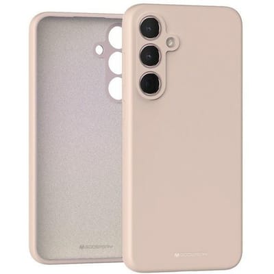 Hoesje voor Samsung Galaxy A35 Mercury Silicone Roze-zandkleurig