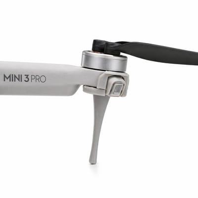 Landing Legs Verhogers Geschikt voor DJI Mini 3 Pro – Front Legs Bescherming – Anti Prop Strike – Drone Accessoire – Grijs