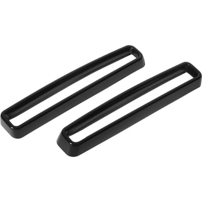 Auto Voorgrille Sierlijst Glanzend Zwart UV Beschermingscoating Vervanging voor Dodge Challenger 2015-2021 black
