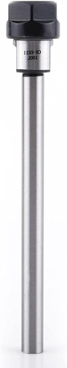 Milling Extension Rod voor CNC Freesmachine, C8 ER11A 100L Collet Houder, Verlengingsstaaf met Moeren voor Precisiebewerking