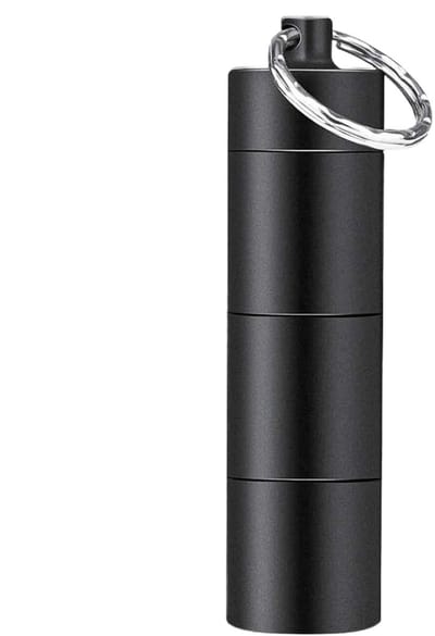 Dailygoods- Medicijnhouder Lichtgewicht - Opbergdoos - Waterdicht - Antislip - Compact - Sleutelhanger Ontwerp
