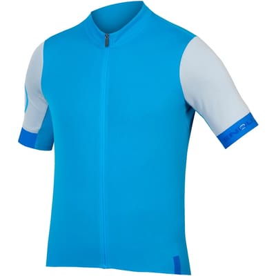 Endura Fs260 Korte Mouw Wielertrui Blauw XS Man