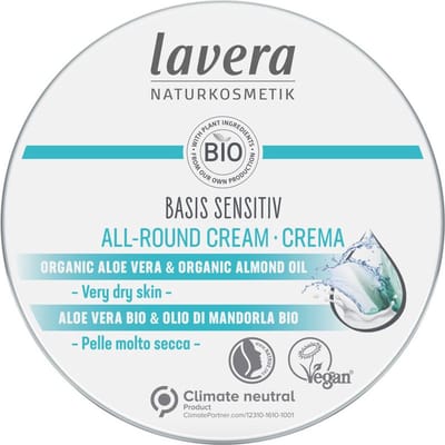Lavera Basis Sensitiv all-round creme cream bio 150 Milliliter