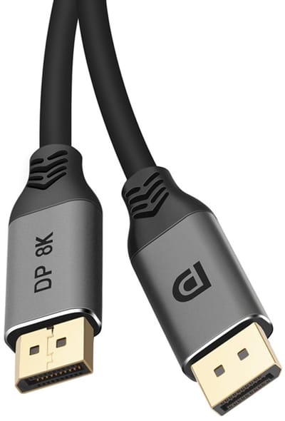 Displayport (DP) Male naar Displayport (DP) Male adapter kabel connector - 8K - 32,4 Gbps - 3 meter - zwart