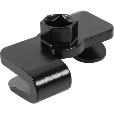 Adaptateur d'extension de clé Outil d'extension de clé pour tournevis hexagonaux de 1/2 pouce ou 21 mm Outil d'extension d'adaptateur d'extension de clé universelle noir