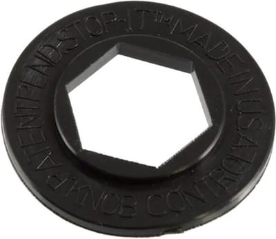 Allparts EP4972023 Stop-it Friction Disc Washers – Zwart, 4 stuks (voor USA Pots)