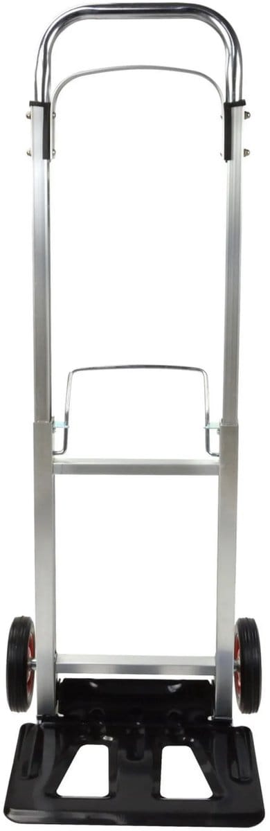 GEKO Opvouwbare handtrolley - 90 kg draagvermogen - Compact platform 35,5x24 cm - Rubberen wielen 15 cm
