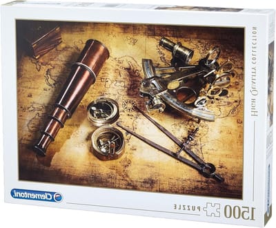 Legpuzzel Schatkaart - Denkspel Puzzel - Ontspanning Thuis - 1500 Stukjes - 84.3 x 59.2 cm - Kleurrijk