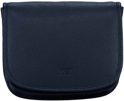 JOST Leren schoudertas Vika Shoulder Bag Blue donkerblauw