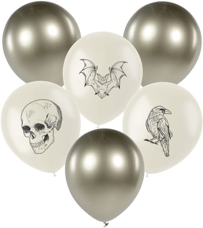 Latexballonnen - Creepy Curiosities - 6 stuks