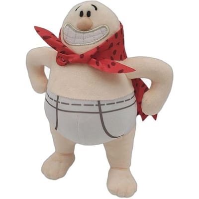 22CM Captain Underpants Pluche Speelgoed Schattige Anime Knuffelpop Voor Kinderen Meisjes Jongens Kerst Verjaardag Cadeaus wit
