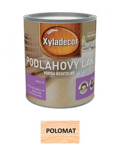 Xyladecor Podlahový lak na vodní bázi 2,5l, Lesk Bezbarvý