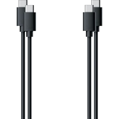 USB-C naar USB-C kabel - 1 meter - Zwart - (2-pack)