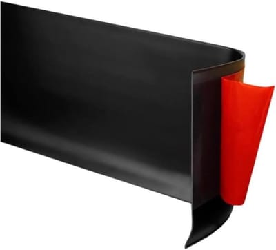PVC Plint - Vloerlijst - Woning renovatie - Vochtbestendig ontwerp - 4 meter lengte - Zwart