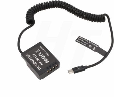Dummy Batterij - Adapter Kabel - Camera Voeding - PD USB C - 16.8 Watt