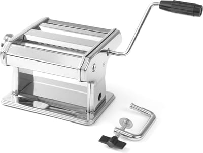 Nonna Pastamachine 2-in-1 Van Rvs - Handmatige Pastamaker met Roller en Snijmachine - 9 Standen - 15 cm Rollerbreedte - Inclusief Werkbladklem
