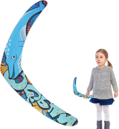 Boemerang Speelgoed - Vliegend Speelgoed - Buiten Spelen - Slijtvast Valbestendig - 48.6 x 22.8 cm - Darts