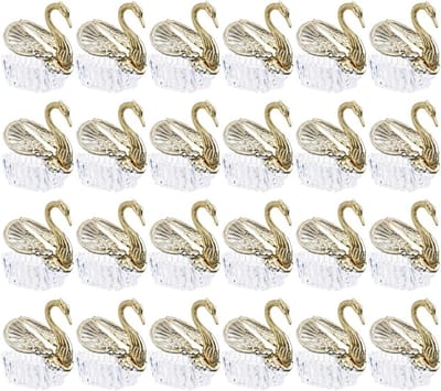 Swanvormige cadeaudozen voor bruiloften, ideaal voor snoep, chocolade en geschenken voor gasten