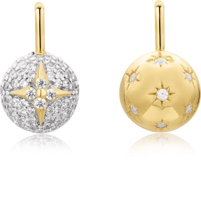 Ania Haie AH NC052-11T Pop Charms Dames Hanger - Sieraad - Zilver - Goudkleurig - 925 Zilver - 8 mm breed - 12 mm lang