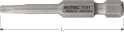 Rotec PRO Krachtbit T 10 L=50, E6.3, BASIC (vpe 10)