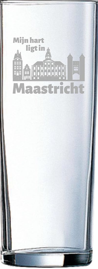 Gegraveerde longdrinkglas 31cl Maastricht