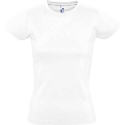 SOLS Dames/Dames Imperial T-shirt (Wit)