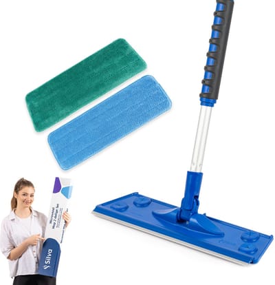 Silva Microvezel Dweil - Dweilsysteem 2in1 Set - Vloerwisser - Vloermop - Mop - 42 cm Wisbreedte