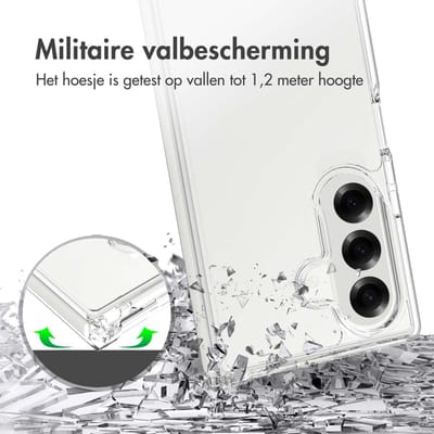 Accezz Hoesje - Geschikt voor Samsung Galaxy Z Fold 7 - Xtreme Impact Backcover 2.0 - Transparant